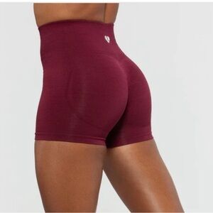 Women’s best spandex shorts Cherry/Burgundy color size XL